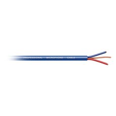 Mikrofonski kabel, 6mm, dvožilni, plavi