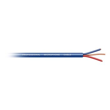 Mikrofonski kabel, 6mm, dvožilni, plavi